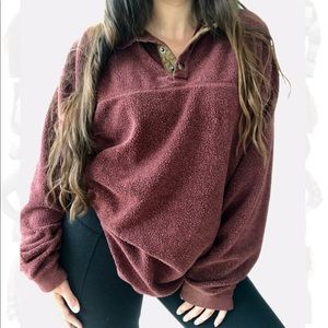 Norm Thompson Oversized Vintage Pull Over Sweater